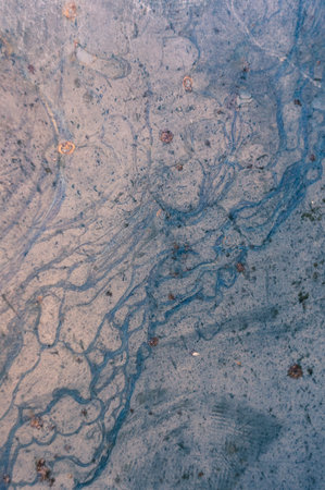 Old rusty metal plate background texture for design. Toned, style image.