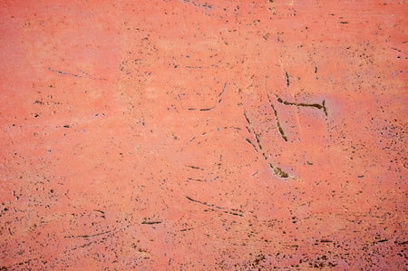 Old metal wall texture background with scratches and cracks.の写真素材