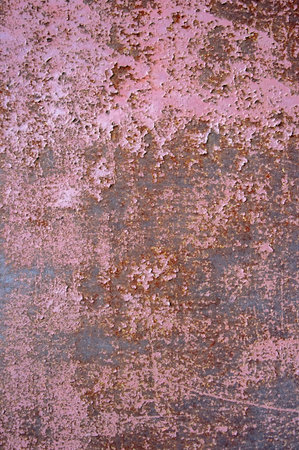 Old metal wall texture background with scratches and cracks.