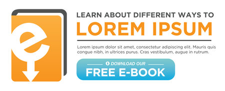 Download the Whitepaper or Ebook Graphics with Replaceable Title, Cover, and CTAs with Call to Action Buttons.のイラスト素材