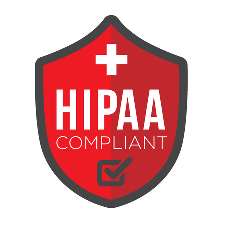 HIPAA Compliance Icon Graphicのイラスト素材