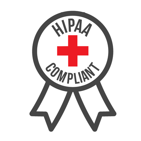 HIPAA Compliance Icon Graphicのイラスト素材