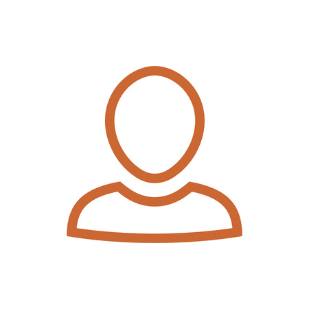 Standard User Icon Set with Men, Women, and Multiple Peopleのイラスト素材