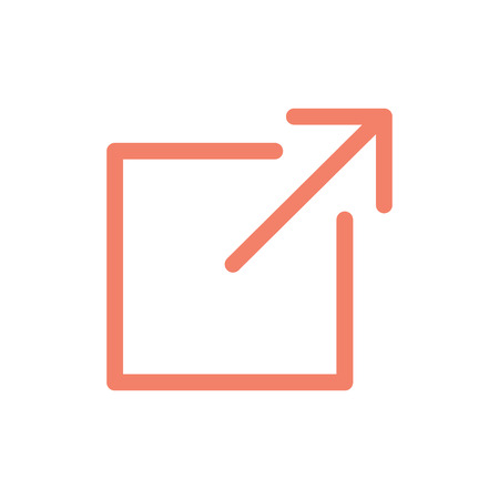 External Link Icon to move to a different websiteのイラスト素材