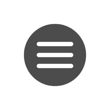 Hamburger menu icon for drop down ease on tablet or smartphoneのイラスト素材