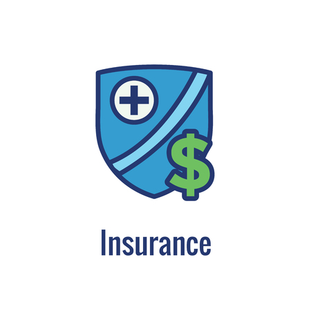 Medical Tax Savings w Health savings account or flexible spending account - HSA, FSA, tax-sheltered savingsのイラスト素材