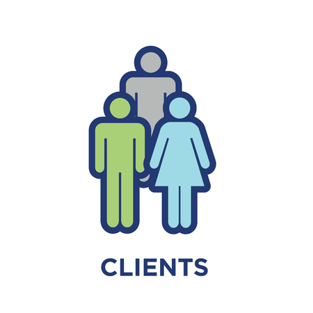 Core Values Outline - Line Icon Conveying Specific Purposeのイラスト素材