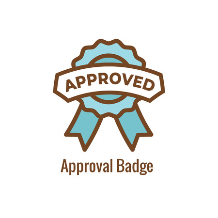 Drug Testing & Safety Approval Icon Vector Graphic with Rounded Edgesのイラスト素材