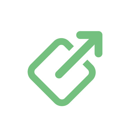 External Link Icon : Shows a user that they'll be leaving an app for a websiteのイラスト素材