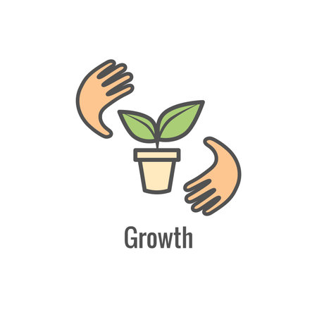 Core Values Icon Showing a Mission or Vision Aspectのイラスト素材