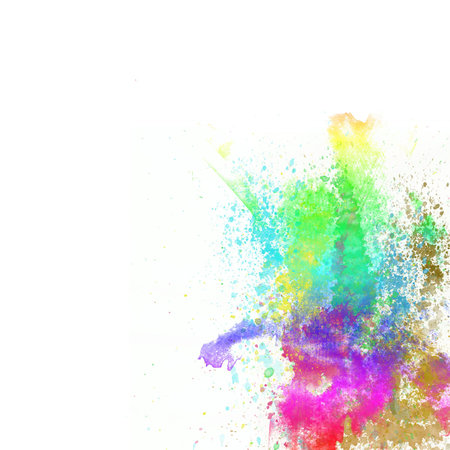 Abstract watercolor hand painted backgroundの写真素材