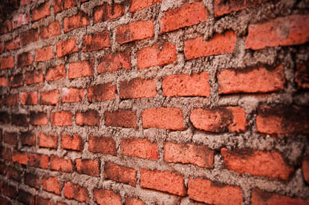 Old brick wall backgroundの写真素材