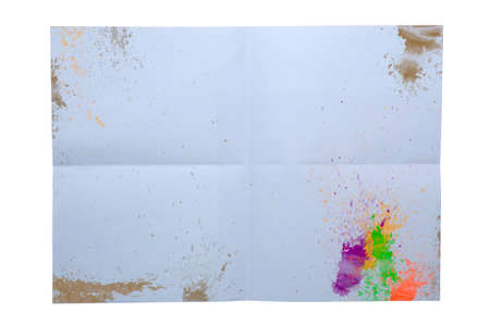 Water color on old paper texture backgroundの写真素材