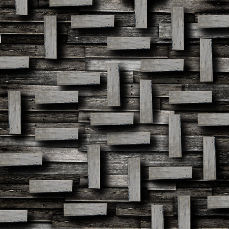 Wood plate attach on vintage wood background