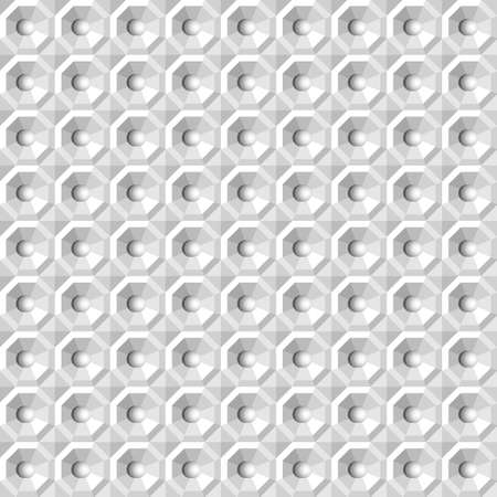 Octagon Sphere Pattern Texture Vectorのイラスト素材