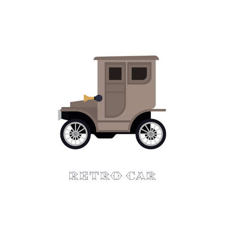 Illustration or an Icon of a Vintage Retro Carのイラスト素材