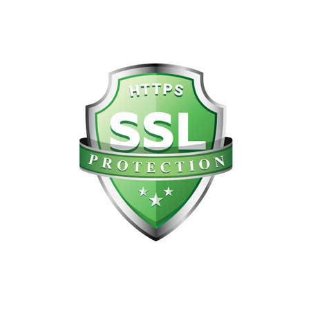 SSL Protection Shieldのイラスト素材