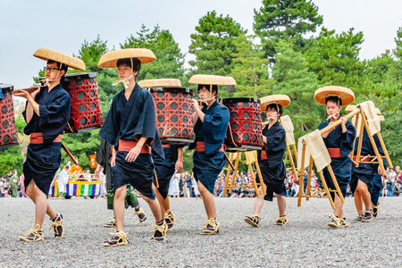 Kyoto, Japan - October 22, 2016: Festival of The Ages, an ancient costume parade held annually. Each...