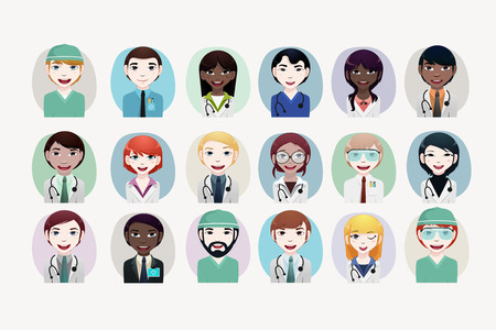 Medical people vector illustrationのイラスト素材