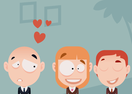 Love concepts: Rejectionのイラスト素材