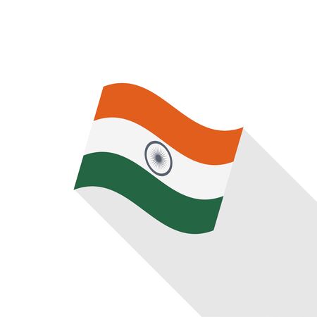 india flag illustrationのイラスト素材