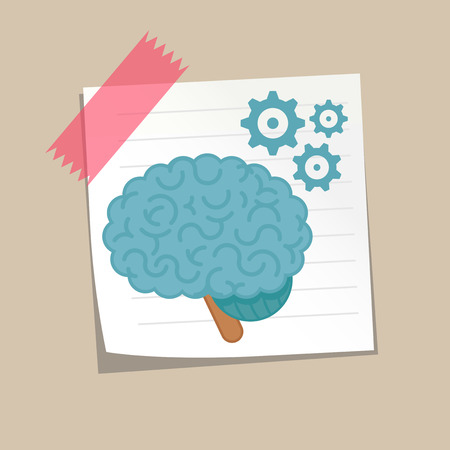 Brain concept illustrationのイラスト素材