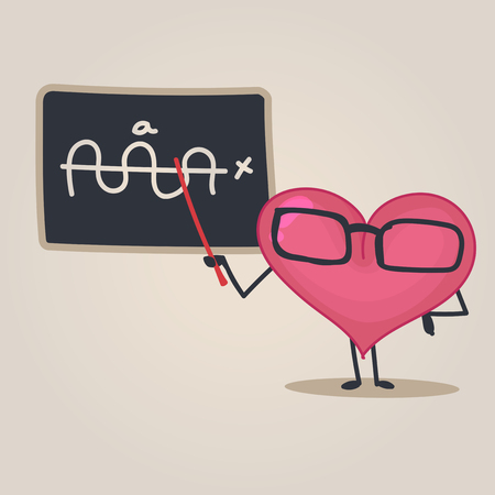 Heart characterのイラスト素材