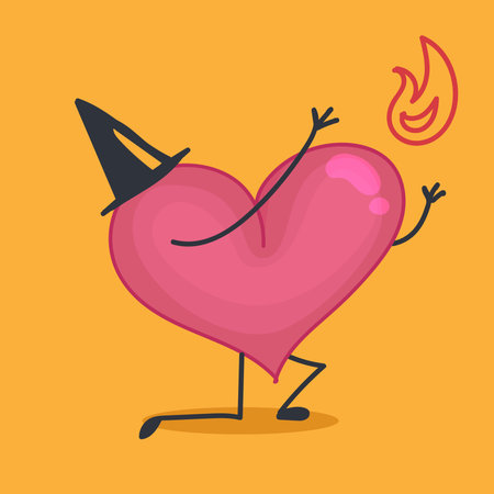 Magical Heart characterのイラスト素材