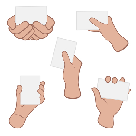 Vector Hands Setのイラスト素材