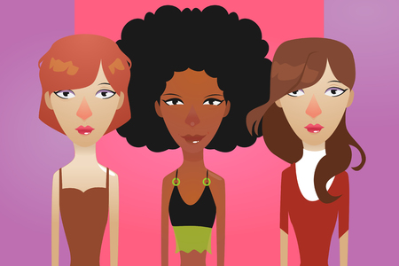 Fashion showのイラスト素材