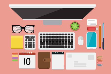 Business Flat layのイラスト素材