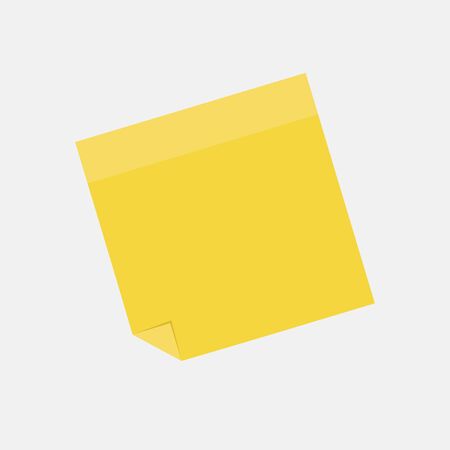 Sticky note paper vector illustrationのイラスト素材