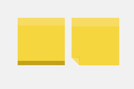 Sticky note paper vector illustrationのイラスト素材