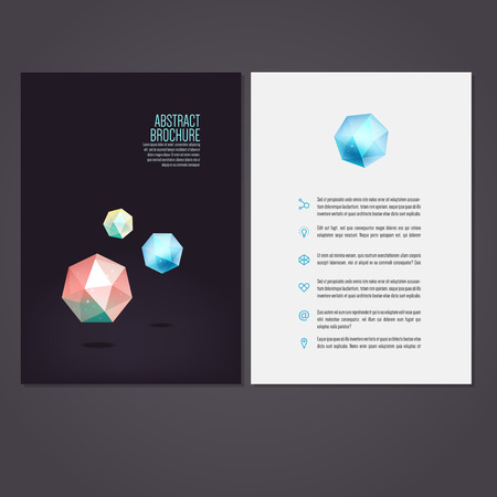 Brochure designのイラスト素材