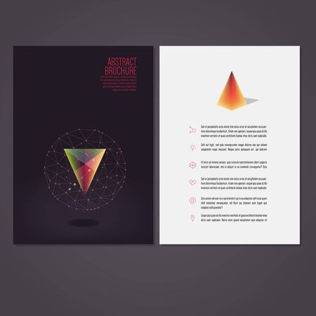 Brochure designのイラスト素材
