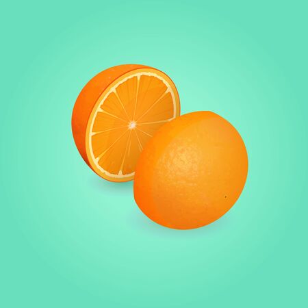 Orange illustrationのイラスト素材