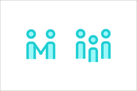 Family icon setのイラスト素材