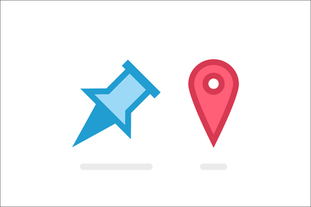 place icon setのイラスト素材