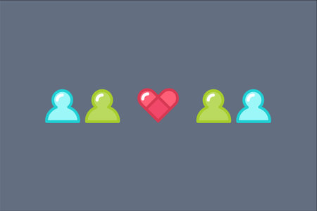 Relationship concept icons