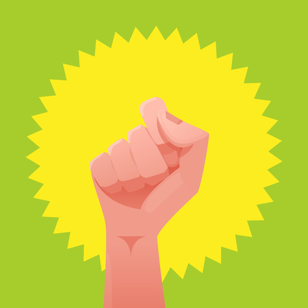 Fist vector illustrationのイラスト素材