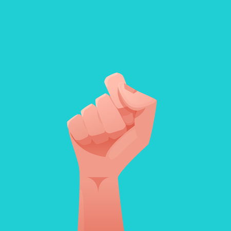 Fist vector illustrationのイラスト素材