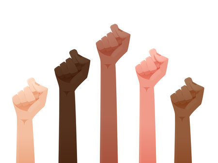 Fist vector illustrationのイラスト素材