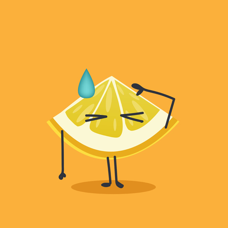 Lemon characterのイラスト素材