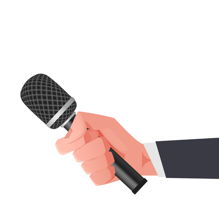 Microphone illustrationのイラスト素材