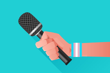 Microphone illustrationのイラスト素材