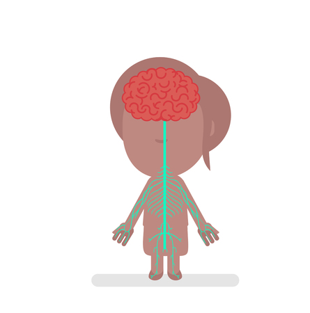 Human body anatomy vector illustrationのイラスト素材