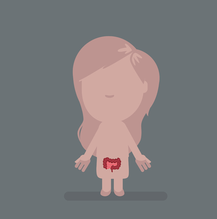 Human body anatomy vector illustrationのイラスト素材