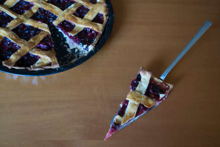 cherry pieの写真素材