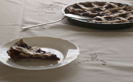 cherry pieの写真素材