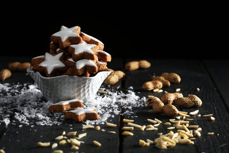 xmas cookiesの写真素材